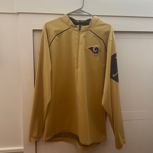 Rams Nike on field Jacket size XL